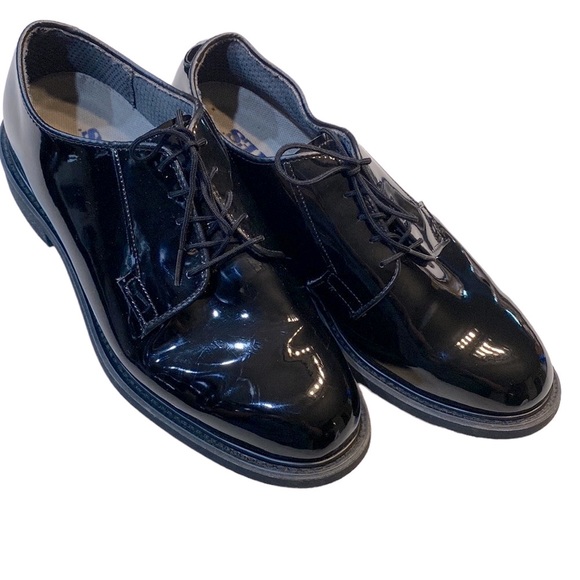 Bates Shoes Bates High Gloss Patent Leather Dress Shoes Military Uniform 95 3e Extra Wide